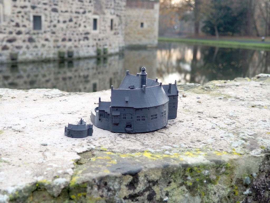 Die Burg Vischering als 3D-Druck (Bildquelle: Kreis Coesfeld)