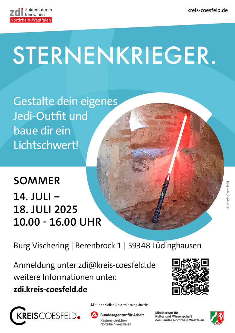 Plakat zum Sternenkriegerkurs