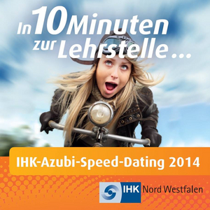 Plakat des Azubi-Speed-Dating 2014