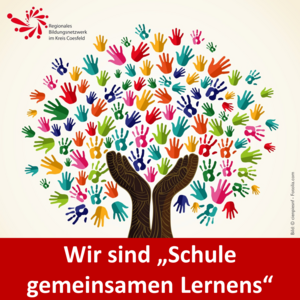 Logo der Veranstaltungstaffel "Wir sind Schule Gemeinsamen Lernens"